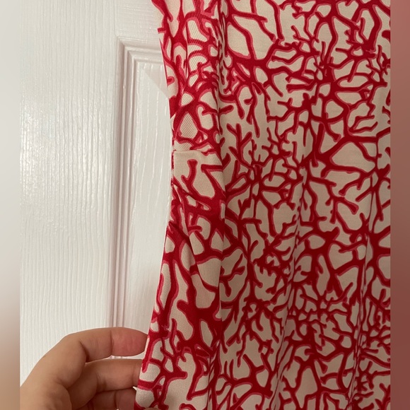 Milly coral print dress size 8 - Picture 2 of 9